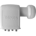 Televes Quad Μεταλλάκτης Δορυφορικής SPU 44 EN (747202) - Feed 40 mm