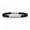 Breil Ανδρικό Δερμάτινο Βραχιόλι 20cm TJ2295