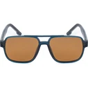 Bobroff Ανδρικά Γυαλιά Ηλίου με Μπλε Κοκκάλινο Σκελετό και Καφέ Φακό