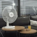 Black & Decker Επιτραπέζιος Ανεμιστήρας ES9440030B Λευκό Μαύρο 40 W