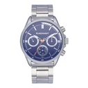 Radiant Ανδρικό Ρολόι 44mm Μπαταρίας με Μπλε Μεταλλικό Μπρασελέ RA589703
