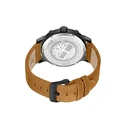 TIMBERLAND Pancher Men's Watch 46 mm Quartz Brown Leather Strap TDWGF0028902