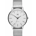 MVMT Ανδρικό Ρολόι 38mm Quartz με Ασημί Μεταλλικό Μπρασελέ D-MB01-S