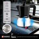 BRA Ιταλικη καφετιερα INOX BLACK 9T Μαύρο 470 ml