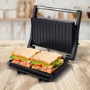JOCCA Panini Grill 2 Slices 1000W Black