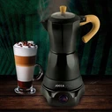 JOCCA Electric Italian Coffee Maker Nature Line Black