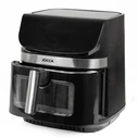 JOCCA Air Fryer Digital 9L Double Resistance and Window 2200W Black