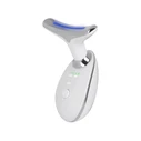Facial and Neck Beauty Device JOCCA Pulsed Light Neck and Face Massager with 3 Modes White