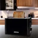 JOCCA 2 Slice Toaster 700W Black