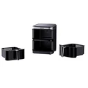 JOCCA Air Fryer Double Air Fryer Black 11L