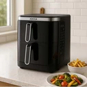JOCCA Air Fryer Double Air Fryer Black 11L