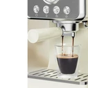 JOCCA Retro Espresso Coffee Machine 15 Bars with Removable Deposit 1.7L Creme