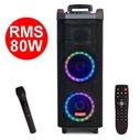 AIWA Portable TWS Trolley Party Speaker RGB Lighting 80W RMS