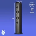NGS Ηχείο Bluetooth Πύργος Ήχου SKY CHARM PRO Μαύρο 50 W