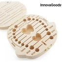 InnovaGoods Κουτάκι για Δόντια Μωρού V0100975 από Ξύλο για Κορίτσι
