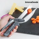 InnovaGoods Μαχαίρι Ψαλίδι με Μίνι Ενσωματωμένη Σανίδα Κοπής Scible
