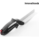 InnovaGoods Μαχαίρι Ψαλίδι με Μίνι Ενσωματωμένη Σανίδα Κοπής Scible