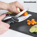 InnovaGoods Μαχαίρι Ψαλίδι με Μίνι Ενσωματωμένη Σανίδα Κοπής Scible