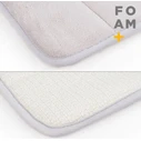 InnovaGoods Αντιολισθητικό Πατάκι Μπάνιου Memory Foam V0101048 Εκρού 40x60εκ.