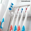 Bathroom Organizer Dispenser with Toothbrush Holder InnovaGoods Diseeth