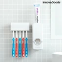 Bathroom Organizer Dispenser with Toothbrush Holder InnovaGoods Diseeth