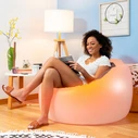 Inflatable Chair InnovaGoods Chight with Multicolor LED and Remote Control