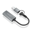 Aisens Μετατροπέας HDMI male σε HDMI female Γκρι 1τμχ (A109-0913)