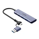 CoolBox Hub 4 Θυρών με σύνδεση USB-A Γκρι M0530551