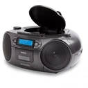 Aiwa Portable Radio-CD/MP3/USB/Cassette Player with Bluetooth RC-250/BK