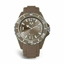 Haurex Women's 37mm Quartz Analog Watch Brown Rubber Strap SM382DM3