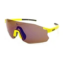 Bolle Unisex Sunglasses BS016007 — Brown lenses, Yellow plastic frame, UV400 Category 3