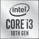 Intel Core i3-10100 CPU (Tray) — 4 cores / 8 threads, 3.6 GHz base, 4.3 GHz turbo, LGA1200