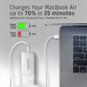 Φορτιστής τοίχου Axagon ACU-DPQ65 65W (GaN) - 3 θύρες (2x USB-C PD, 1x USB-A)