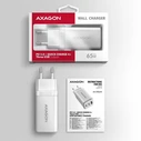 Φορτιστής τοίχου Axagon ACU-DPQ65 65W (GaN) - 3 θύρες (2x USB-C PD, 1x USB-A)