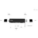 I-TEC Αναγνώστης Καρτών USB-C/USB-A Dongle SD/TF 2xUSB