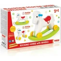 Dolu 2-in-1 Rocking Horse / Ride-on 7078 White - for 24+ months
