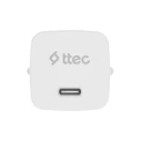 ttec SmartCharger GAN 45W PD Travel Fast Charger  White (2SCG45B) (TTEC2SCG45B)