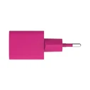 ttec SmartCharger GAN 45W PD Travel Fast Charger+ USB-C - USB-C 3A Cable Neon Pink (2SCG45CNP) (TTEC2SCG45CNP)