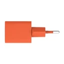 ttec SmartCharger GAN 45W PD Travel Fast Charger+ USB-C - USB-C 3A Cable Neon Orange (2SCG45CNT) (TTEC2SCG45CNT)
