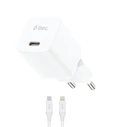 TTEC Φορτιστής Travel SmartCharger GaN 30W PD με Καλώδιο USB C σε Lightning Λευκό