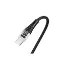 TTEC Cable AlumiCable Transparan Type C to Type C 60W Fast Charge Cable Black 120cm