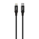 TTEC Καλώδιο USB C σε Lightning AlumiCable 150cm Μαύρο