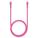 TTEC USB C to Lightning Cable Neon Pink 120cm