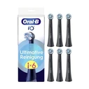 Αξεσουάρ για στοματική φροντίδα Oral-B iO Ultimate Clean ανταλλακτικές κεφαλές οδοντόβουρτσας Black 6 τεμ.