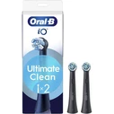 Oral‑B iO Ultimate Clean Ανταλλακτικές Κεφαλές Οδοντόβουρτσας 2τμχ Μαύρο