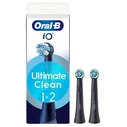 Oral‑B iO Ultimate Clean Ανταλλακτικές Κεφαλές Οδοντόβουρτσας 2τμχ Μαύρο