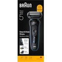 Braun Series 5 52-B1650s Wet & Dry Electric Shaver (Black/Blue)