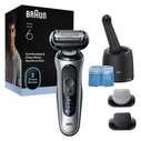 Ηλεκτρική ξυριστική μηχανή Braun Series 6 62-S7650cc (ασημί/μαύρο) με SmartCare Center