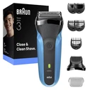 Ξυριστική μηχανή Braun Series 3 310BT (μαύρο/μπλε, Wet & Dry)