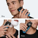 Ξυριστική μηχανή Braun Series 3 310BT (μαύρο/μπλε, Wet & Dry)